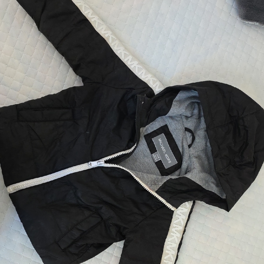 Michael Kors Kids Black Puffer Jacket